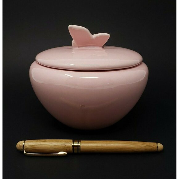 Pink Butterfly Trinket Box Candy Dish Whole Home Kids Sears Nursery Kids Room - Picture 11 of 11